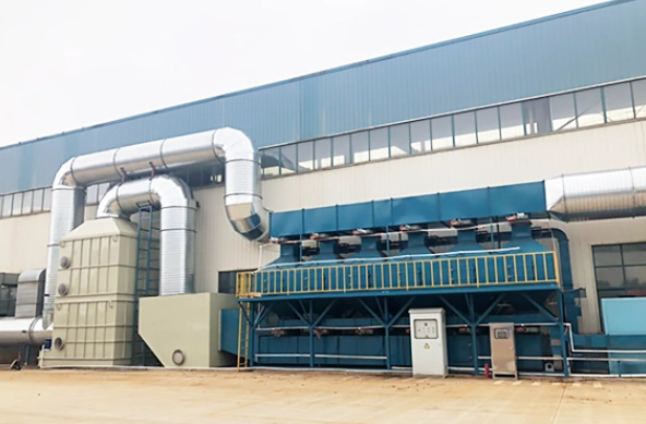 鄭州樸華科技催化燃燒設(shè)備生產(chǎn)車間實(shí)景